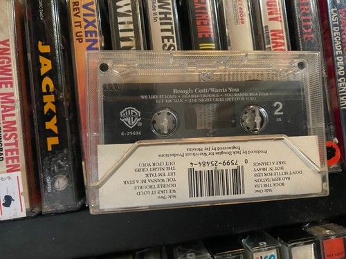 Rough Cutt *Wants You *cassette tape *VG+/VG+ *1986 *Warner Bros *25484-4 *GLAM - Picture 3 of 7