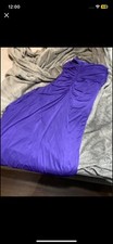 David  s Bridal Purple Halter Gown