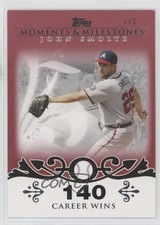 2008 Topps Moments & Milestones Red 1/1 John Smoltz #84 HOF e6p