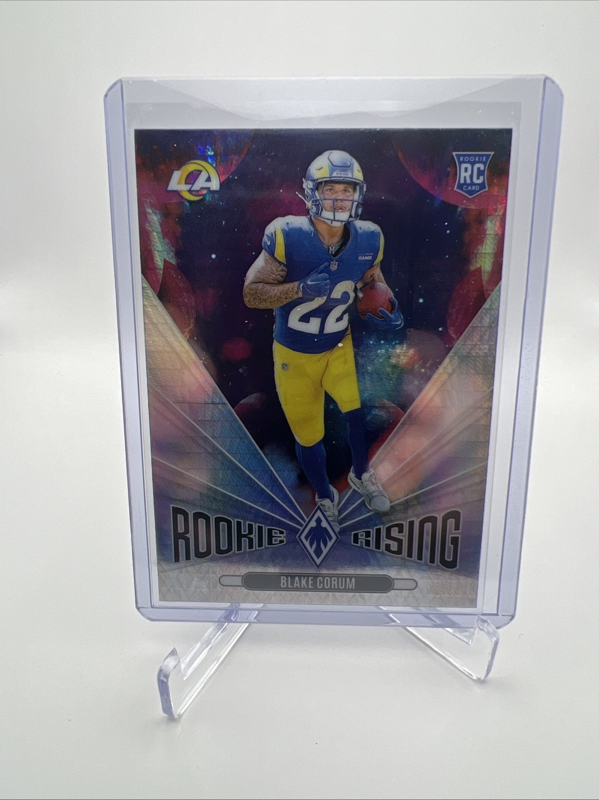 2024 Panini Phoenix - Rookie Rising Blake Corum #RR-BCM Wave (RC)
