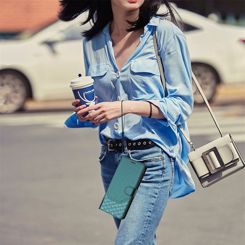 Shockproof Flip Wallet Case Phone Case Cover for Samsung S25 S24 S23 S22 S21 S20 - Picture 11 of 18
