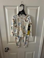 Only Boys Dog Print 2-Piece Pajama Set