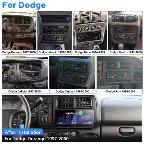 For Grand Cherokee 1996-1998 8.9 Inch Horizontal Display Android GPS Navigation - Foto 5 di 15