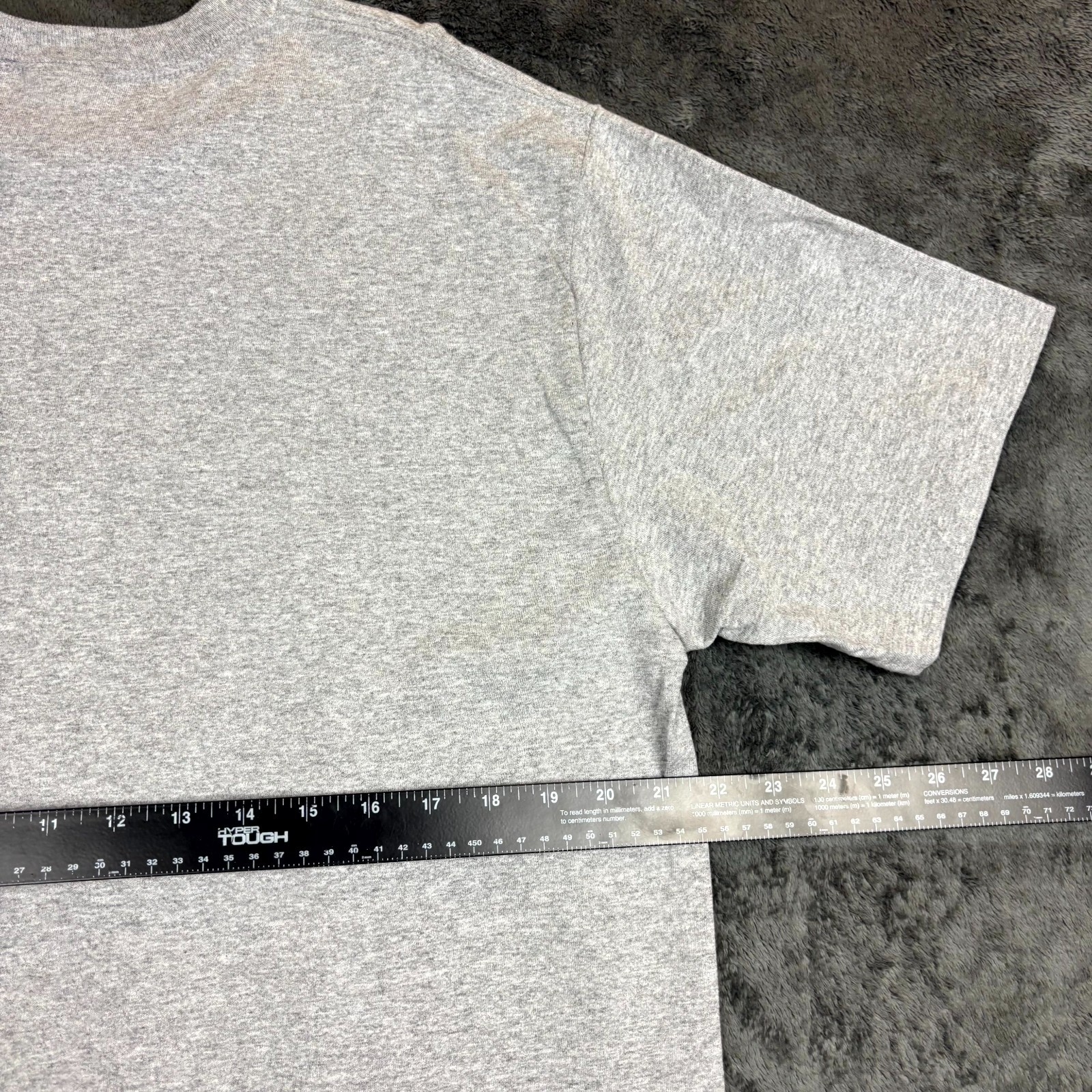 Supreme Emo Tee Large Heather Grey Graphic T-Shirt Classic Logo New Mens Top thumbnail 9