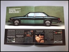 1980 1981 Jaguar XJ6 Series III Vintage Car Sales Brochure Folder