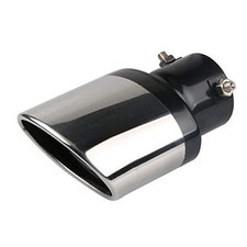 Universal Straight Type Stainless Steel Bolt-On Car Exhaust Tail Muffler Tip