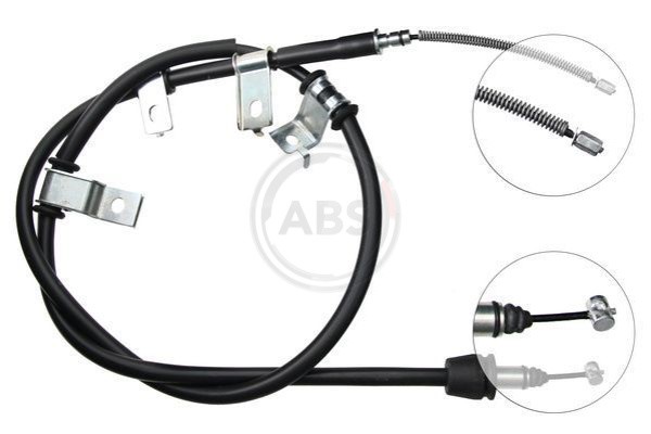 A.B.S.-OE K15358-OE Cable Pull, parking brake for HYUNDAI