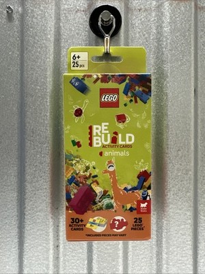 LEGO Books: ReBuild Activity Cards: Animals (with over 30 activity cards and 25 