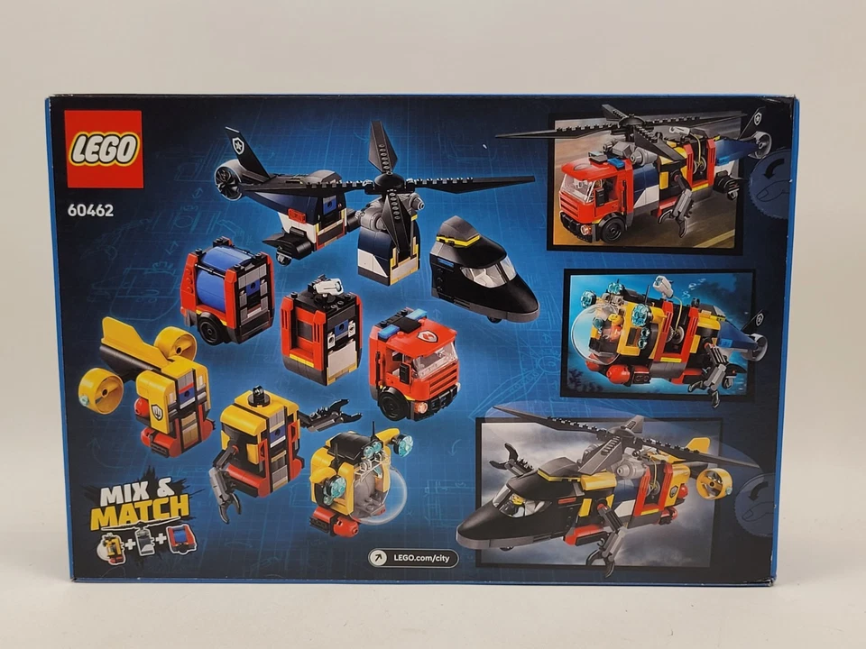 乐高城市:直升机、消防车和潜艇混音 (60462) — 第 2/4 张图片