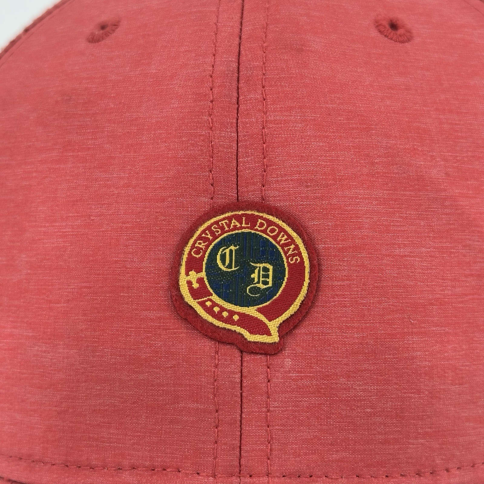 Crystal Downs Golf Hat Red Strapback Cap American… - image 8