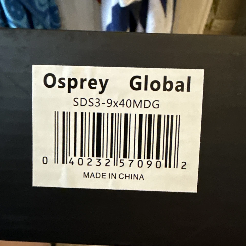 Escopo de rifle Osprey Global SDS3-9X40MDG: Osprey Standard Series 3-9X 40mm com... - Imagem 3 de 4