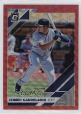2019 Panini Donruss Optic Red Wave Prizm Jeimer Candelario #196 g2d