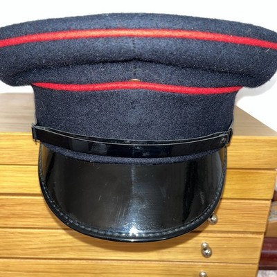 British RE Corps of Royal Engineers Mens Service Dress Hat /Peak Cap