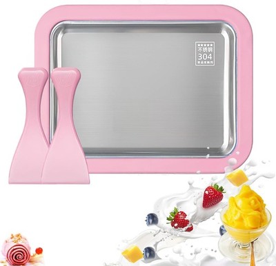 Eisplatte zum eis machen Eiscreme Roller Maker Pan Kleine Rolled Ice Cream Maker