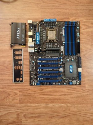 (AS IS) Broken MSI Big Bang-XPOWER MS-7666 Socket 1366 Motherboard For Parts