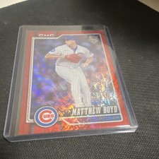 Topps Matthew Boyd Chicago Cubs Serial Numbered Parallel #51 /5 Baseball Card