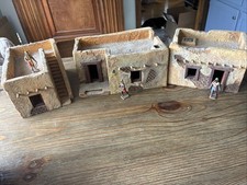 Light Weight, Egyptian/ Arab Buildings Display W/ 54 mm Britains &,Mignot