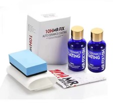 2Pcs 30Ml 10H Anti-Scratch Auto Ceramic Glass Coat Liquid Hydrophobic Paint Care