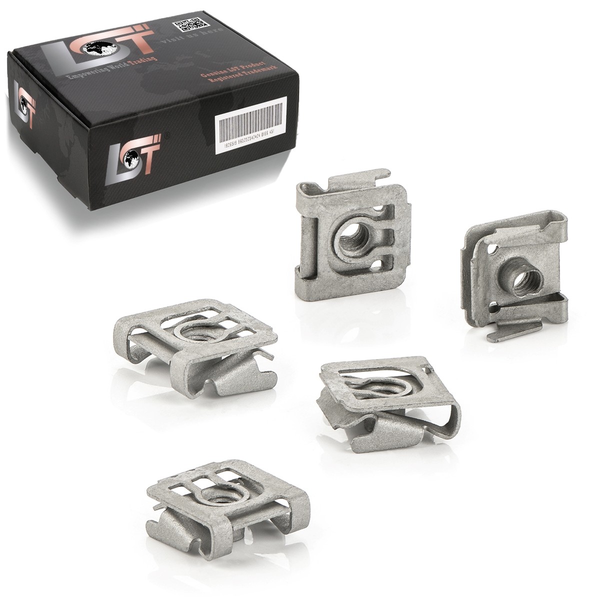 5x Headlight Repair Snap Nut for HYUNDAI ACCENT IV / HYUNDAI i20 PB