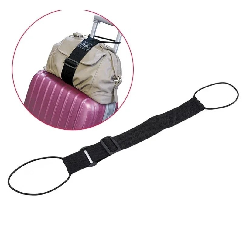 Adjustable Elastic Luggage Strap Baggage Suitcase Travel Security Carry‑On Belt