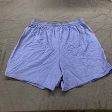 Vintage 80s Dodger Sportswear Boys XL Navy Blue Athletic Gym Shorts USA Made