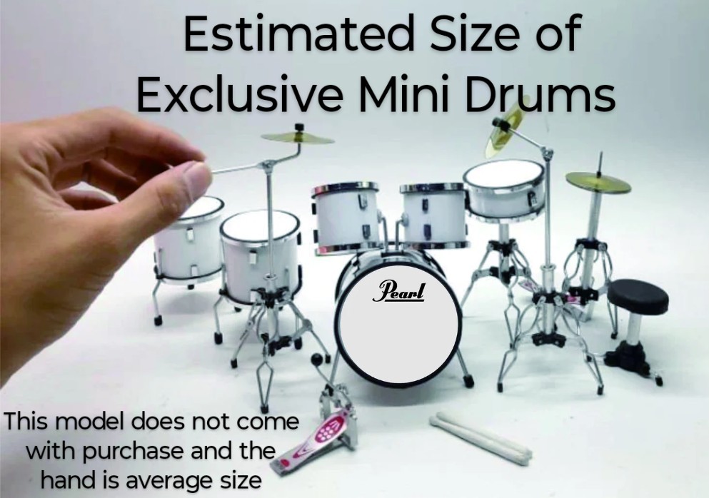 Peter Criss • Kiss • Exclusive Mini Drum Set
