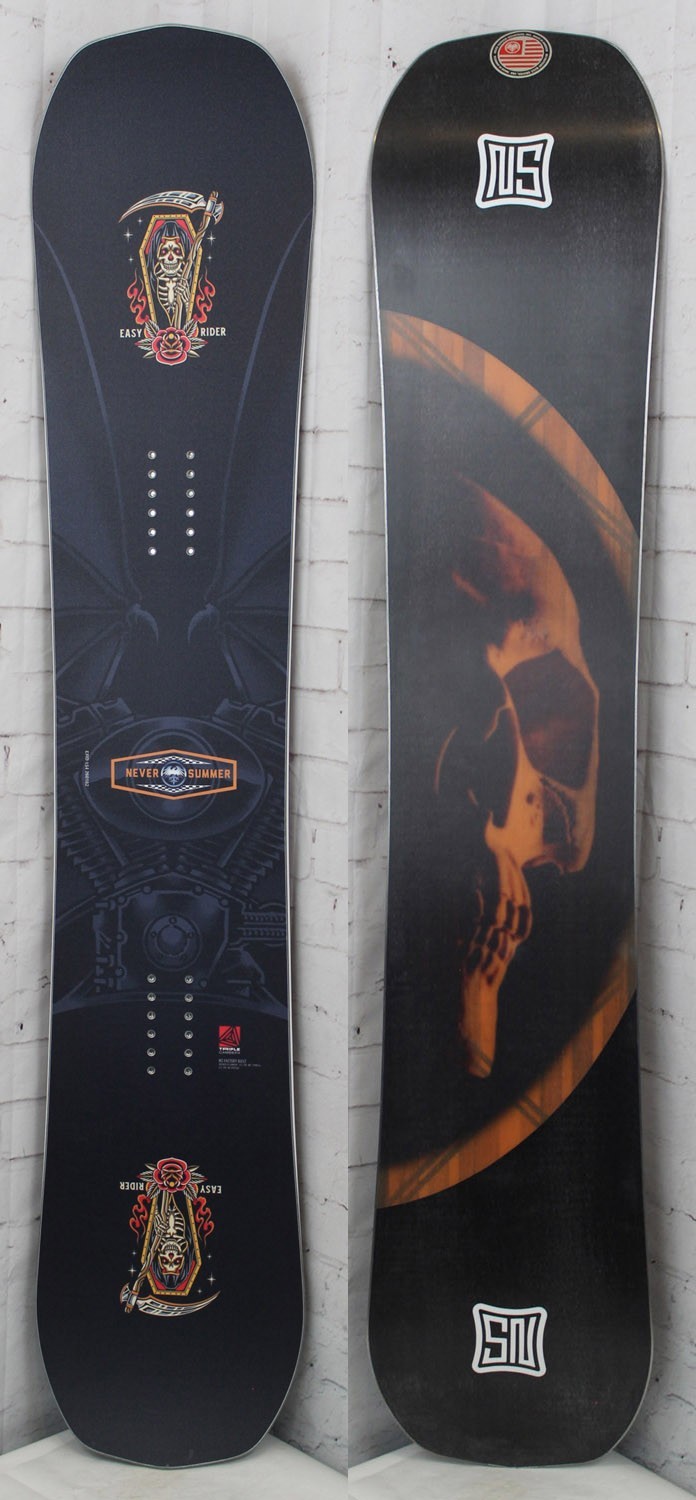 Never Summer Easy Rider Men's Snowboard 154 cm All Mountain New 2026
