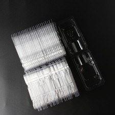 100 pcs AMD CPU Clamshell Tray Case For 754 939 AM2 AM3 AM4 FM1 FM2 FM2 CPUs