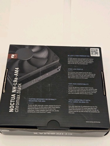 Noctua NH-L9a-AM4 chromax.Black Low-Profile CPU Cooler for AMD AM4 Black - Picture 5 of 10