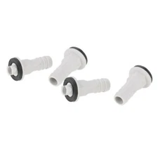 4pcs Air Conditioner Window Drain Hose Straight  Connector Adapter Accessories