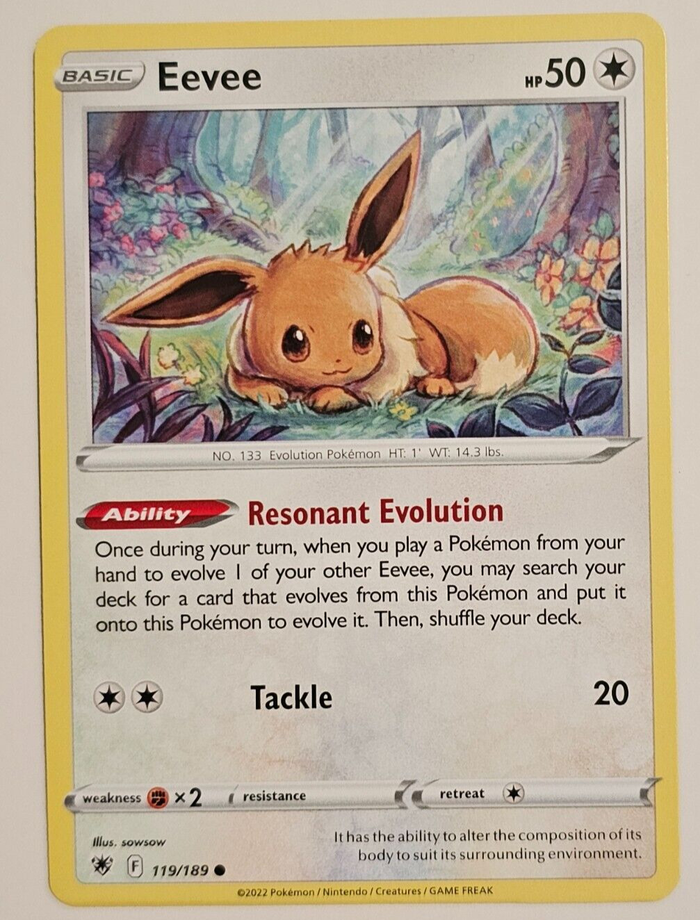Pokémon Eevee 119/189