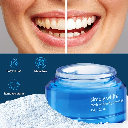 YOUBUY Teeth Whitening Powders,Instant Whitening and Stain Removal Teeth Whiteni