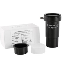 3X Barlow Lens 1.25 Inch Metal Fully Multi-Coated Telescope Extender Lens US