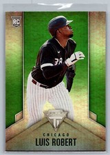 2020 Panini Chronicles #20 Luis Robert Titanium Green