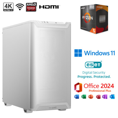 Büro PC Ryzen 5 6x 3,90GHz 128GB RAM 500GB SSD 1TB HDD Windows 11 Office 2024 w