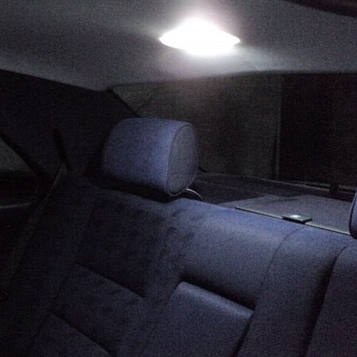 MERCEDES W210 LED INTERIOR KIT FULL PREMIUM 16 WHITE BULBS ERROR FREE - Picture 9 of 12
