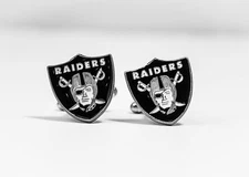Oakland Raiders Cufflinks NFL Football