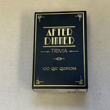 After Dinner Trivia 100 Culture Quiz Questions Family Card Game