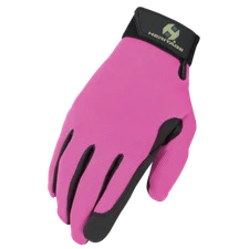 Heritage Gloves Riding Performance Gloves Pink Color