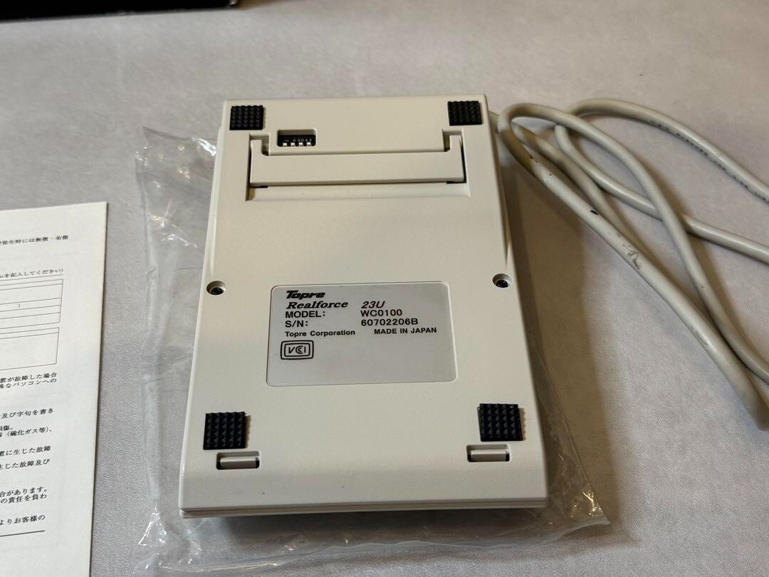 REALFORCE 23U realforce 23U WC0100 WC0100 テンキー USB ホワイト