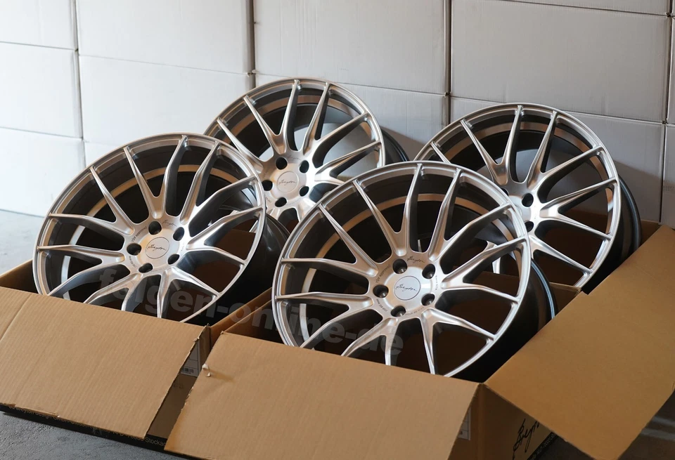 Breyton GTX silber Felgen 8,5x20 + 10 x 20 Zoll für BMW 5er G30 / G31