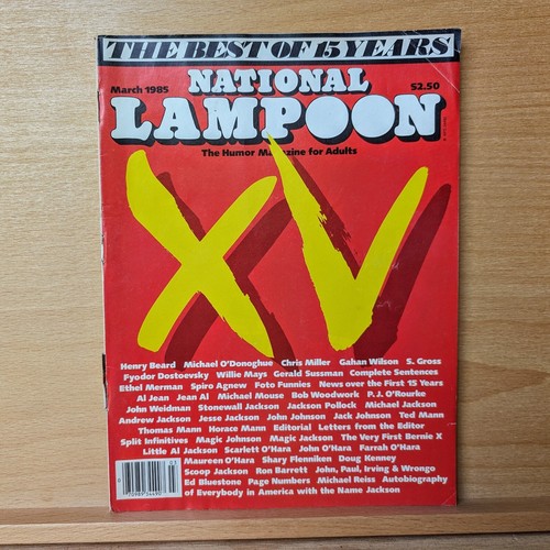 National Lampoon Magazine March 1985 The Best of 15 Years DETACHED COVER - Picture 2 of 8