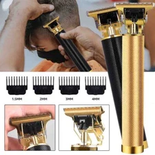 Men's Beard Trimmer for Precision Facial Hair Trimming, Cordless Wet/Dry Clipper