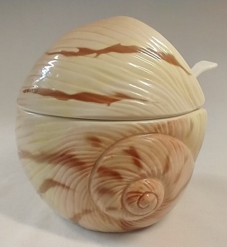 Shell Shaped Creamer and Sugar Bowl Otagiri Ceramics Japan Original Stickers - Picture 9 of 16