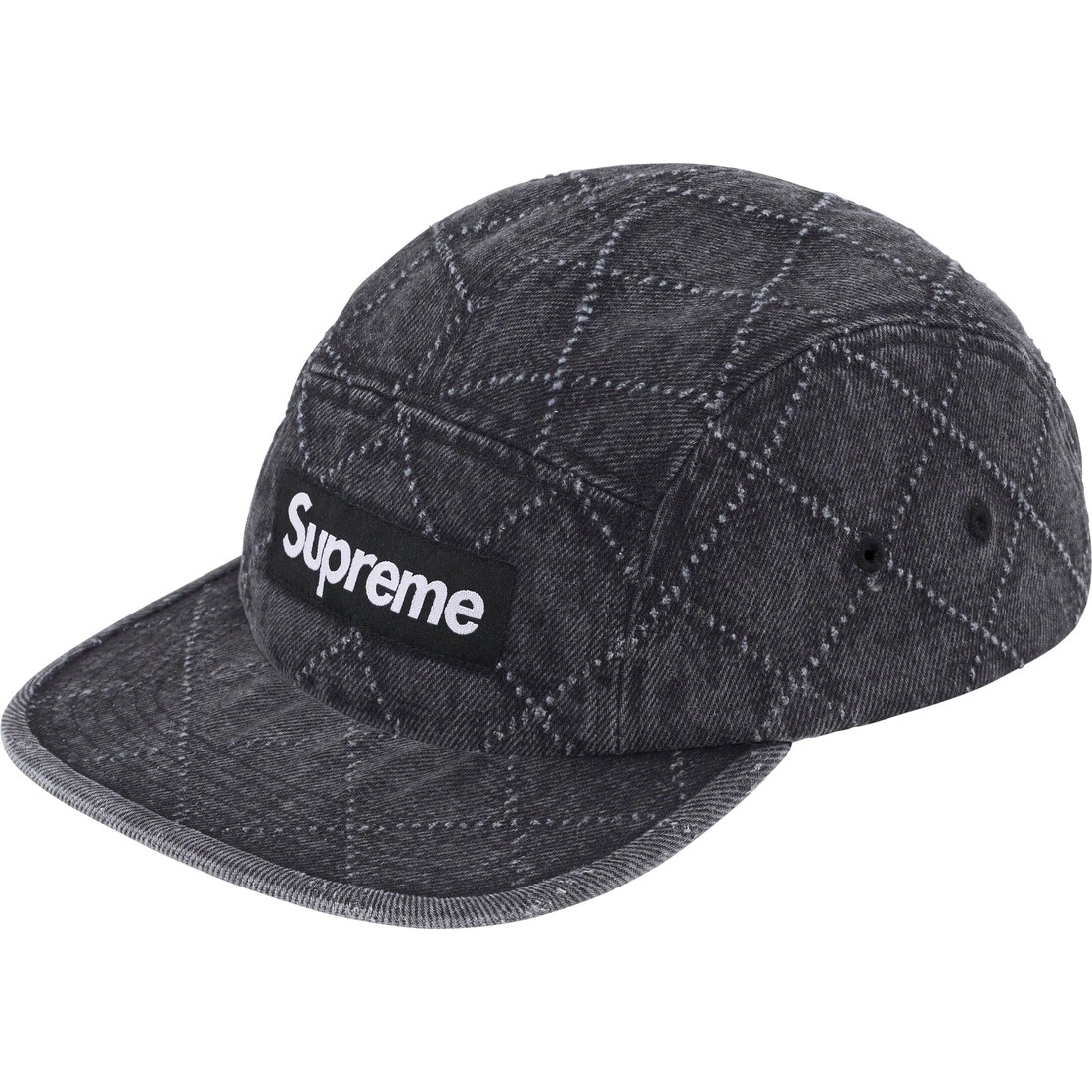 SUPREME PUNCHED DENIM CAMP CAP (M/L) | eBay