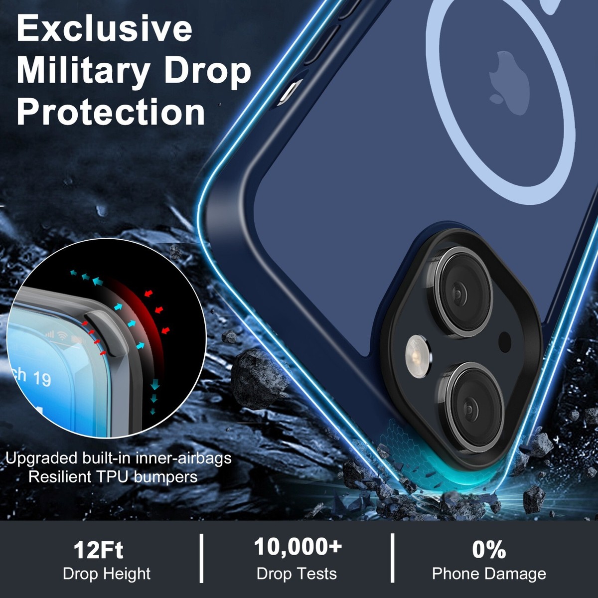 【ククリン】Apple iPhone 14 ブルー 128GBケース2個付 Amazon.com: Apple iPhone 14, 128GB, Blue for T-Mobile