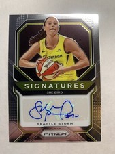 2021 WNBA Prizm Sue Bird Signatures Auto Seattle Storm