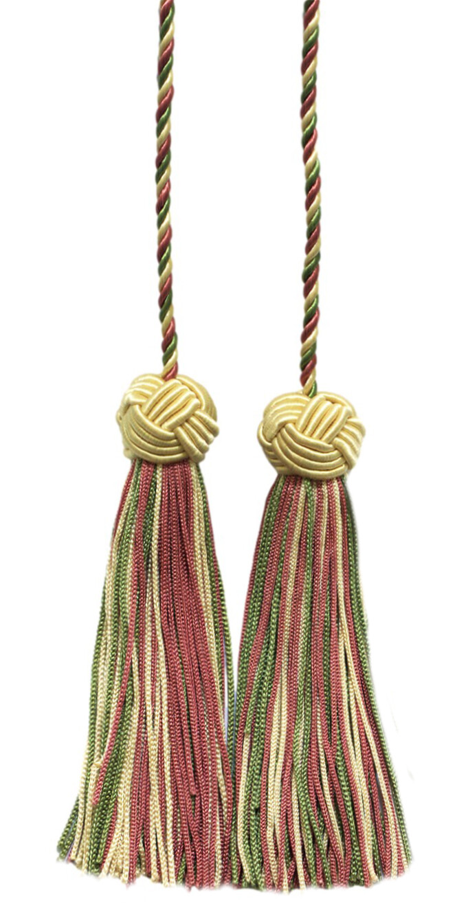 Curtain Tieback, Style# BHCT, Color# 9401 - Watermelon Pink [Sold Individually]