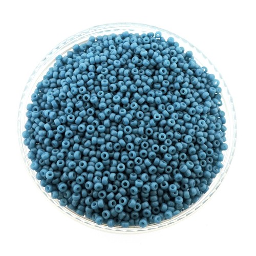 Miyuki Round Rocaille Seed Beads Size 11/0 23GM Special Dyed Dark Teal 11-2051 - 第 3/3 張圖片