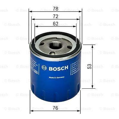 FOR NISSAN NV200 2010-2014, 1.5 DCi DIESEL ENGINE, BOSCH OIL FILTER SERVICE KIT - Image 2 of 2